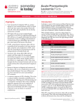 Acute Promyelocytic Leukemia Facts