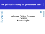 The political economy of government debt