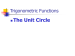 The Unit Circle