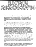 Electron Microscopes - University of Toronto Physics