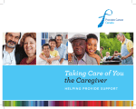 Taking Care of You the Caregiver