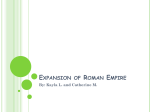 Expansion of Roman Empire