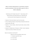 Effects of calcium channel blockers on renal function, advanced