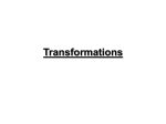 Transformations - tandrageemaths