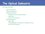 Optical Indicatrix