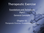 Therapeutic exercise foundation and techniques