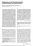 Relationship of Left Ventricular Structure to