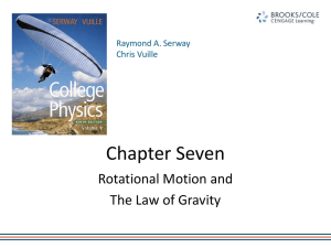 Rooney AP Physics - Ch 7 Circular Motion and Gravitation