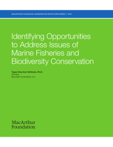 Identifying Opportunities to Address Issues of Marine Fisheries and
