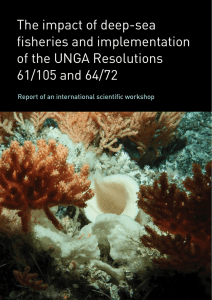 The impact of deep-sea fisheries and implementation of the UNGA