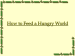 How to Feed a Hungry World