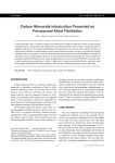 Carbon Monoxide Intoxication Presented as Paroxysmal Atrial