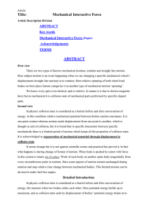 3. Mechanical Interactive Force