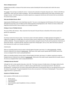 Multiple Sclerosis - Basic Home Infusion Inc
