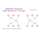 Whittaker Functions and Quantum Groups