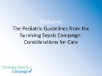 webcast slides - Surviving Sepsis Campaign