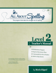 About Spelling Level 2 Sample