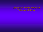 Congestive Heart Failure and Pulmonary Edema