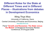 Professor Wing Thye Woo - Singapore Economic Review Conferences