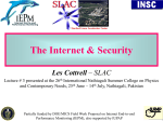 The Internet and Security