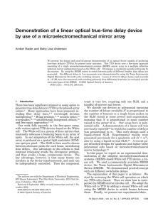 Demonstration of a linear optical true