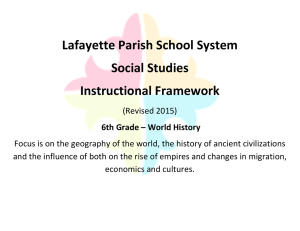 6th Grade - Lafayette Parish School System