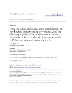 Dose-related sex differences in the establishment of conditioned