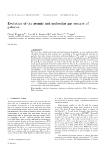 Evolution of the atomic and molecular gas content of galaxies