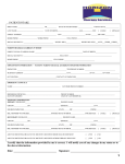 Adult Intake Forms - Horizon Therapy Services