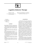 Cognitive Behavior Therapy