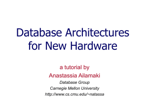 Database Architectures for New Hardware