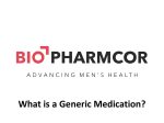What is a Generic Medication?