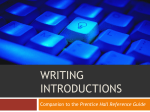Introductions PowerPoint