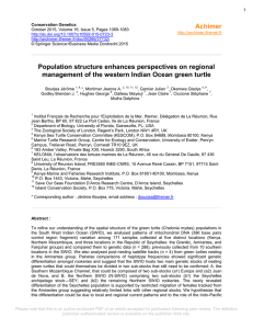 Population structure enhances perspectives on regional