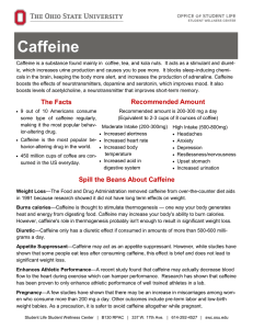 Caffeine - Student Wellness Center
