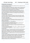 CfE Higher Human Biology Unit 4 – Immunology and Public Health