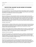 Bloodborn Pathogens