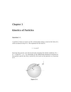 Chapter 3 Kinetics of Particles