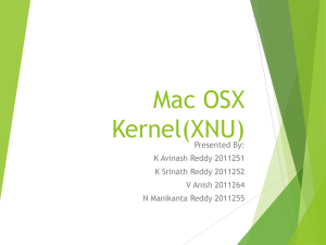 Mac OSX Kernel(XNU)
