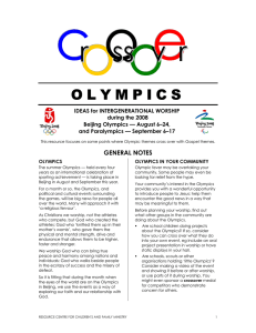 Olympic Crossover - Uniting Church SA