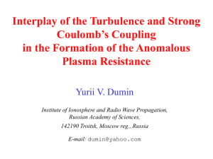 N-Body Dynamics of Strongly- Coupled (Nonideal) Plasmas