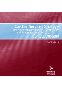 Cardiac Services Strategy for Coronary Heart Disease, Heart Failure