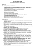 Unit One Study Guide