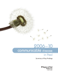 2006-2010 Communicable Disease in Peel