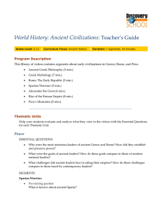 Teacher`s Guide World History: Ancient
