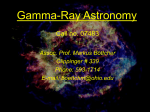 Gamma Rays - Ohio University Physics and Astronomy