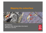Mapping the subsurface