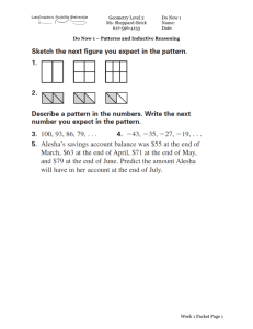 Geometry Level 2 Ms. Sheppard-Brick 617-596