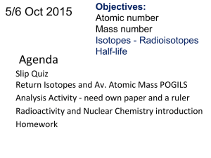 radioactive decay