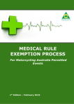 medical rule exemption process